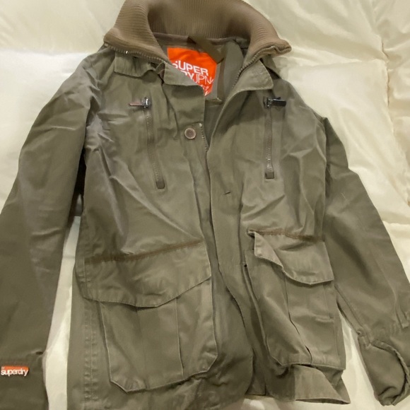 Men’s army inspired SuperDry coat - Picture 1 of 10